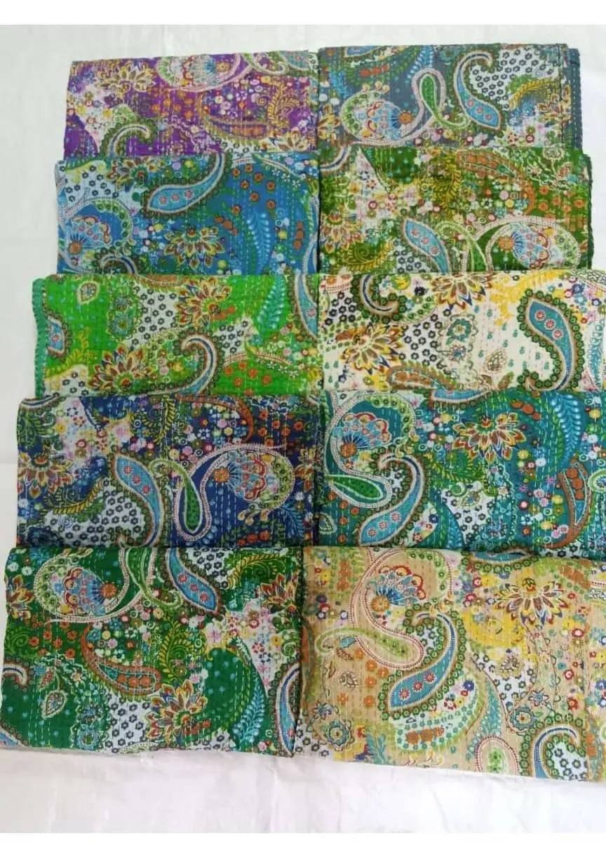 Kantha Bedcover Quilt
